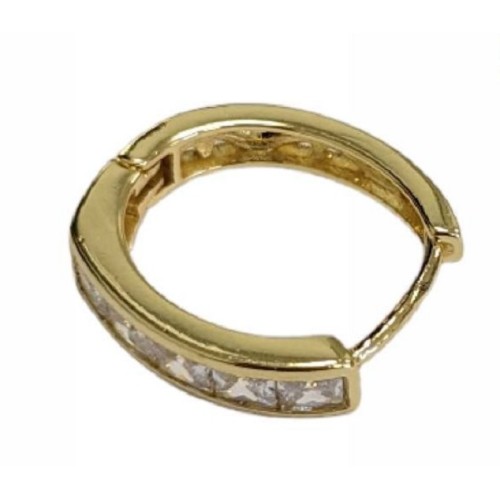 Kostibas 3012-94218, Σκουλαρίκια, Μεταλλικά, Με στρας, Χρυσό