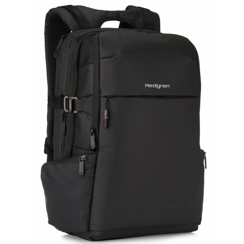 Hedgren HCOM06-003 Suburbanite, Σακίδιο Πλάτης, Ύφασμα, 15,4 inch, Μαύρο