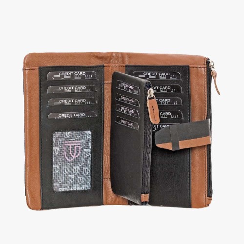 Bartuggi 521-1064, Πορτοφόλι Γυναικειο, Δερμάτινο, Καφέ