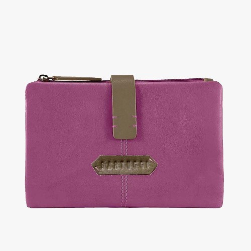 Bartuggi 521-7073, Πορτοφόλι, Δέρμα, Μωβ