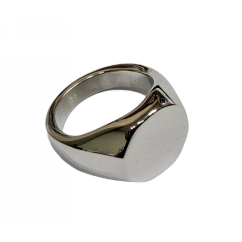 Kostibas 2513-522, Δαχτυλίδι Ανδρικό, Ατσάλι, Ασημί