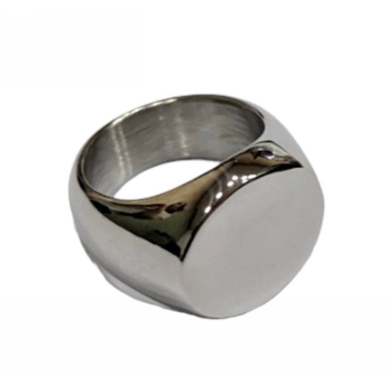 Kostibas 2513-523, Δαχτυλίδι Ανδρικό, Ατσάλι, Ασημί