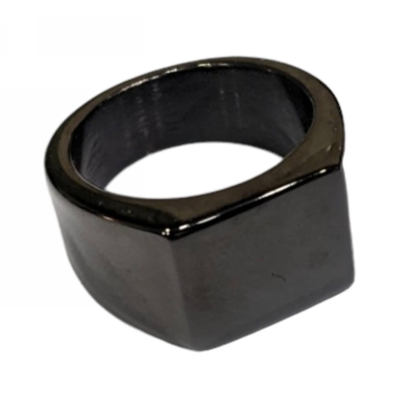 Kostibas 2513-524, Δαχτυλίδι Ανδρικό, Ατσάλι, Μαύρο