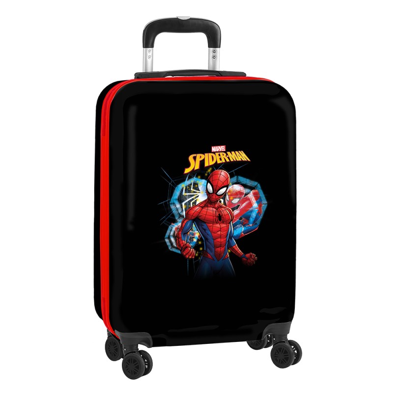 Safta 612343851 Spiderman Hero, Σκληρή, Μικρή/Καμπίνας 55cm, Μαύρο