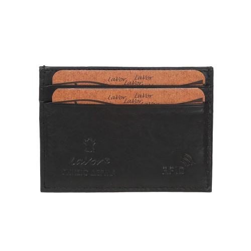 Lavor 1-3310, Καρτοθήκη, Δερμάτινη, Μαύρο