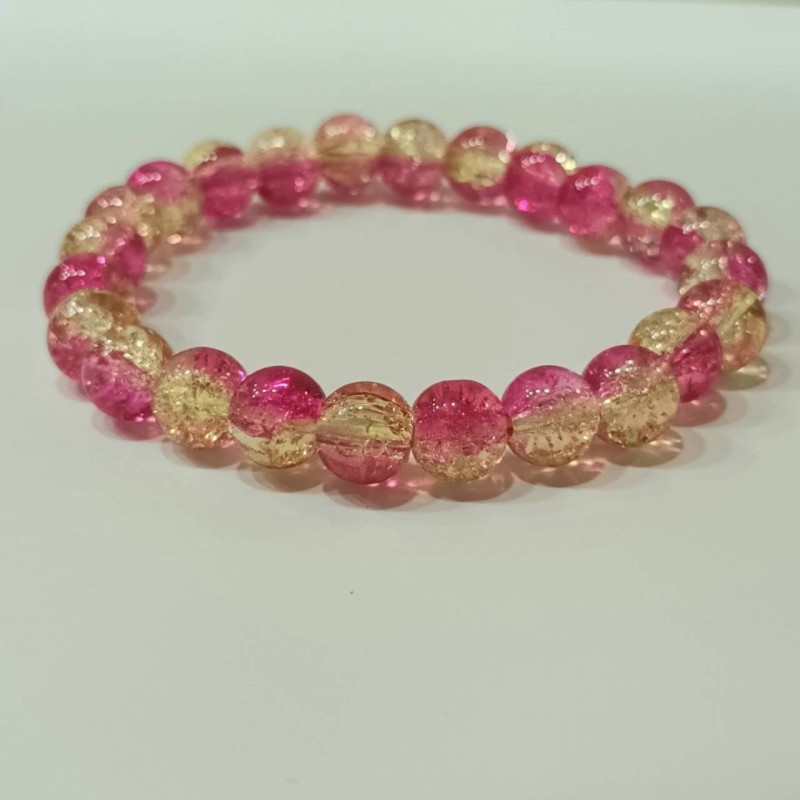 Kostibas 1523-15115, Βραχιόλι, Κρύσταλλο, Φουξ/Μπεζ