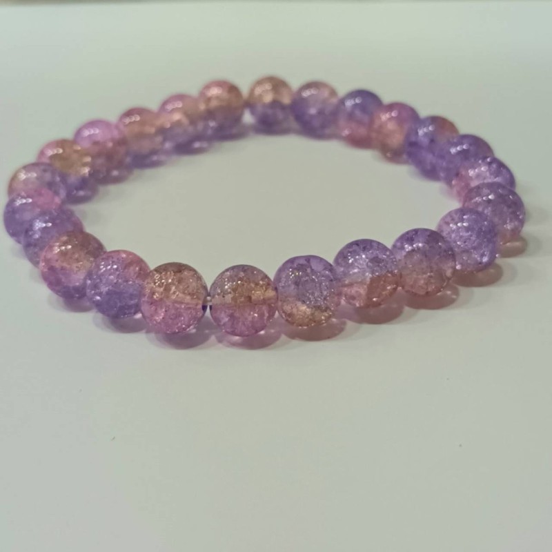 Kostibas 1523-15117, Βραχιόλι, Κρύσταλλο, Μωβ/Ροζ