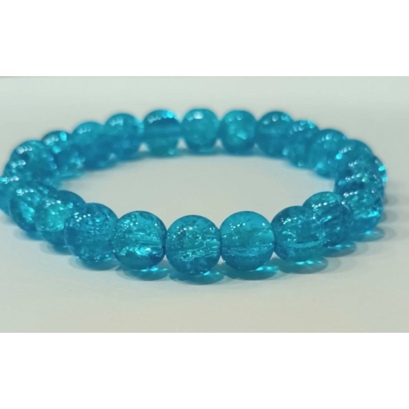 Kostibas 1523-15130, Βραχιόλι, Κρύσταλλο, Θαλασσί