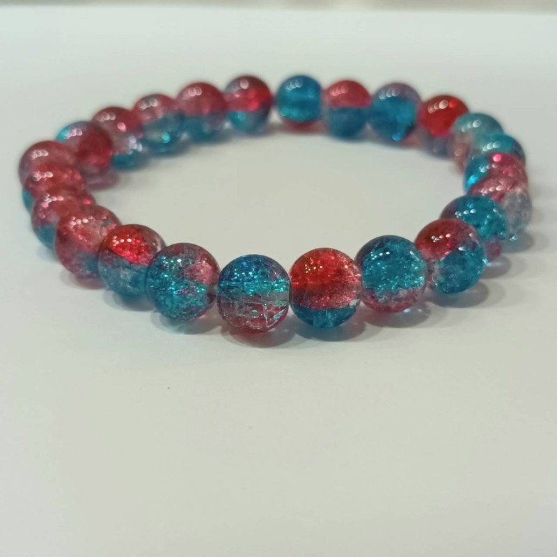 Kostibas 1523-15135, Βραχιόλι, Κρύσταλλο, Μπλε/Κόκκινο