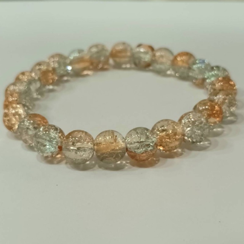 Kostibas 1523-15138, Βραχιόλι, Κρύσταλλο, Λευκό/Μπεζ