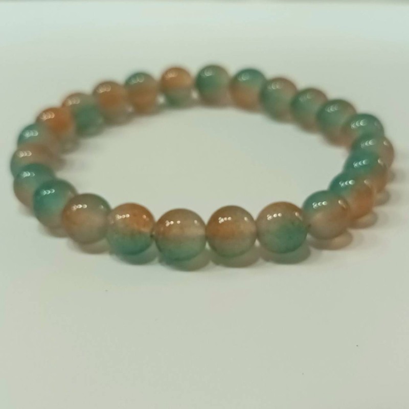 Kostibas 1523-15140, Βραχιόλι, Κρύσταλλο, Πορτοκαλί/Πράσινο