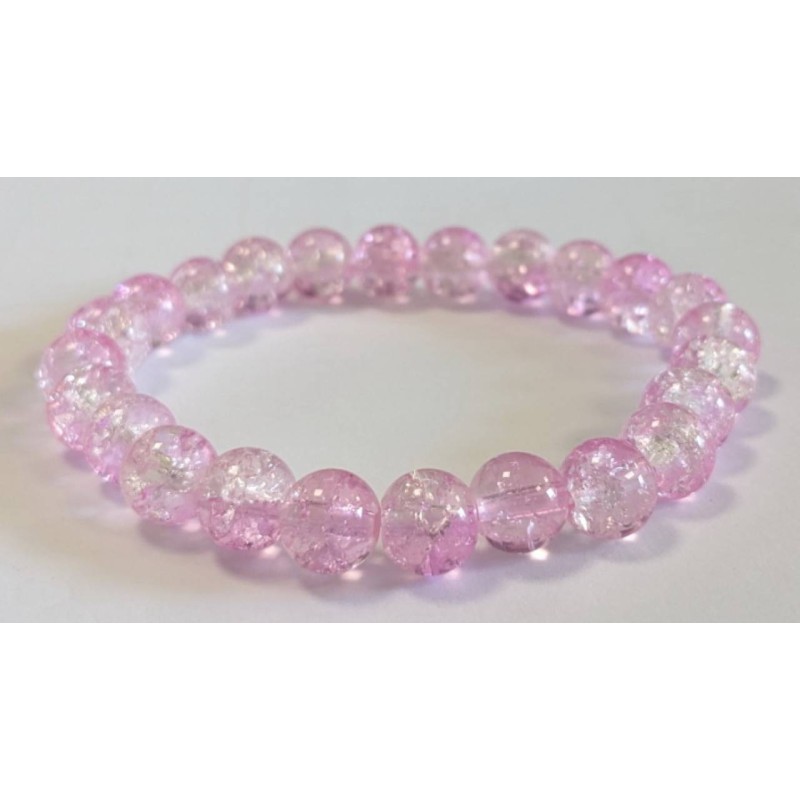 Kostibas 1523-15157, Βραχιόλι, Κρύσταλλο, Λευκό/Ροζ ανοιχτό