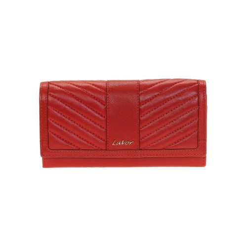 Lavor 1-6022, Πορτοφόλι, Δερμάτινο, Κόκκινο