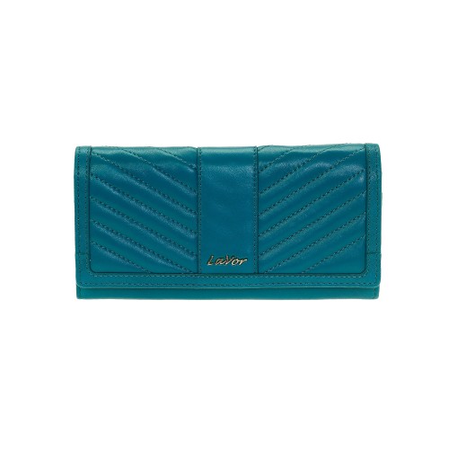 Lavor 1-6022, Πορτοφόλι, Δερμάτινο, Πετρόλ