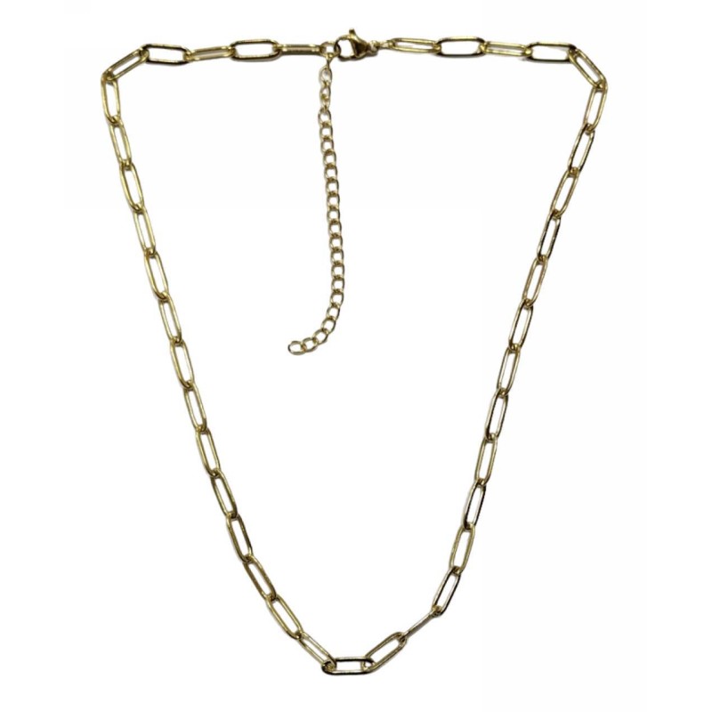 Kostibas 1013-885XL, Κολιέ, Ατσάλι, Αλυσίδα, Χρυσό