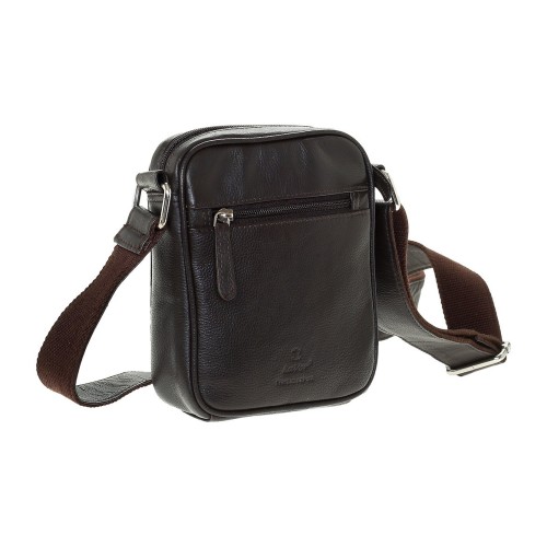 Lavor 1-42, Τσαντάκι ανδρικό, Δερμάτινο, Καφέ