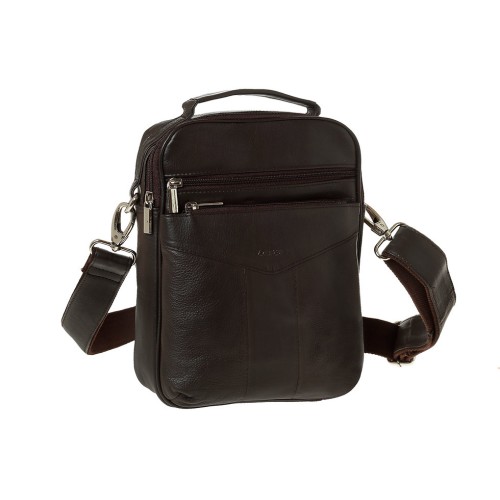 Lavor 1-46, Τσαντάκι ανδρικό, Δερμάτινο, Καφέ