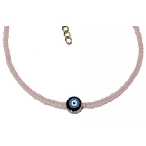 Kostibas 1513-783R2, Βραχιόλι, Ατσάλι, Ροζ διάφανο