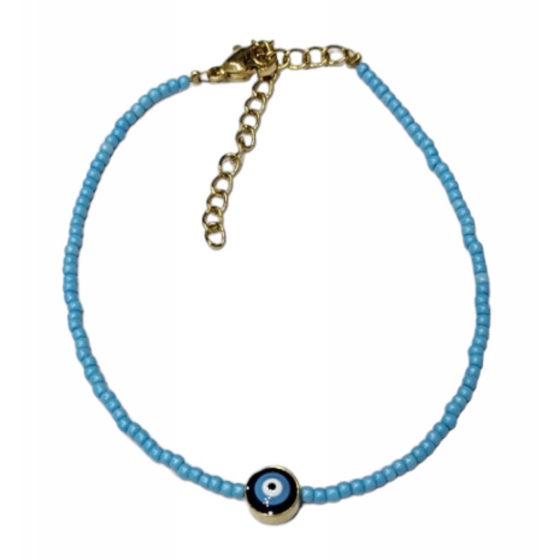 Kostibas 1513-783T1, Βραχιόλι, Ατσάλι, Τιρκουάζ