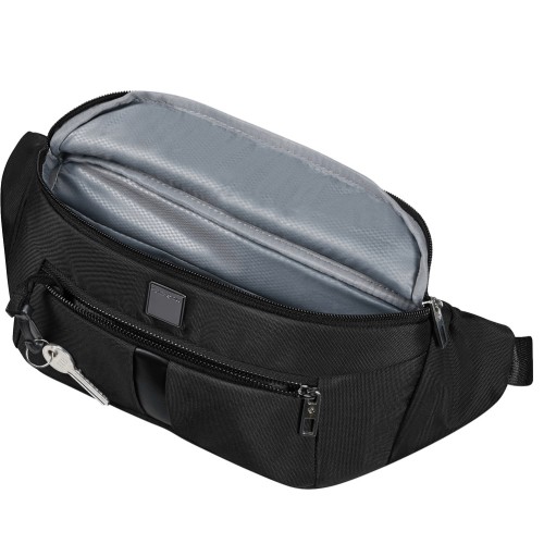 Samsonite 146477-1041 Sacksquare, Waistbag, Ύφασμα, Μαύρο