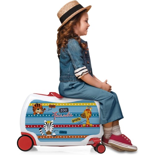 Arsamar Happyfundays Itaca 771445-16, Σκληρή/Πολυπροπυλένιο, Μικρή/Καμπίνας, Γαλάζιο/Πολύχρωμο