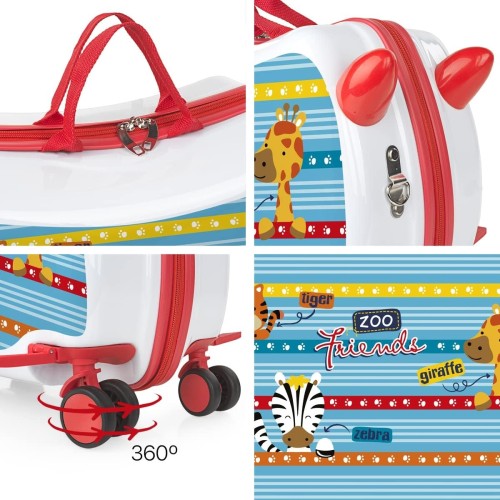 Arsamar Happyfundays Itaca 771445-16, Σκληρή/Πολυπροπυλένιο, Μικρή/Καμπίνας, Γαλάζιο/Πολύχρωμο