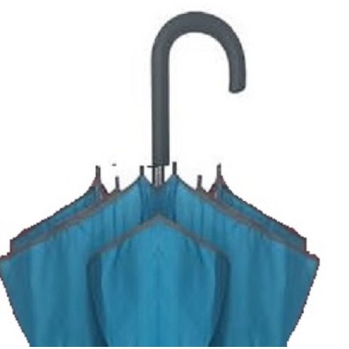 Rain A-6010 L.Blue, Ομπρέλα αυτόματη, Μπαστούνι, Γαλάζιο