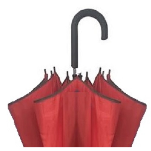 Rain A-6010 Red, Ομπρέλα αυτόματη, Μπαστούνι, Κόκκινο