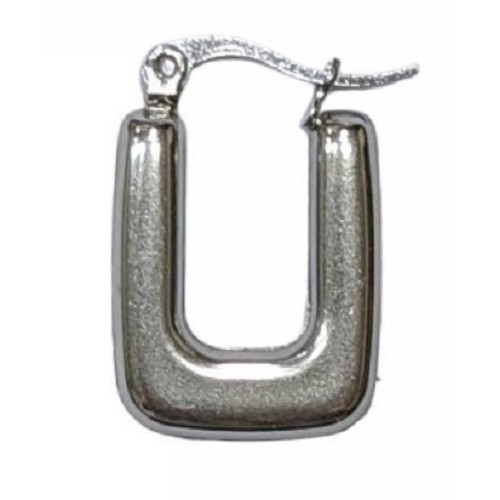 Kostibas 3113-872AE, Σκουλαρίκια κρίκοι, Ατσάλι, Ασημί