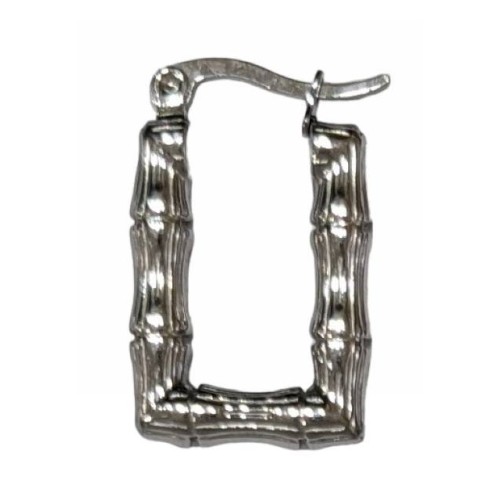 Kostibas 3113-848A, Σκουλαρίκια κρίκοι, Ατσάλι, Ασημί