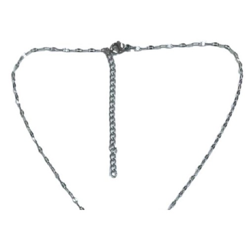 Kostibas 1013-702A1, Κολιέ, Ατσάλι, Αλυσίδα, Ασημί