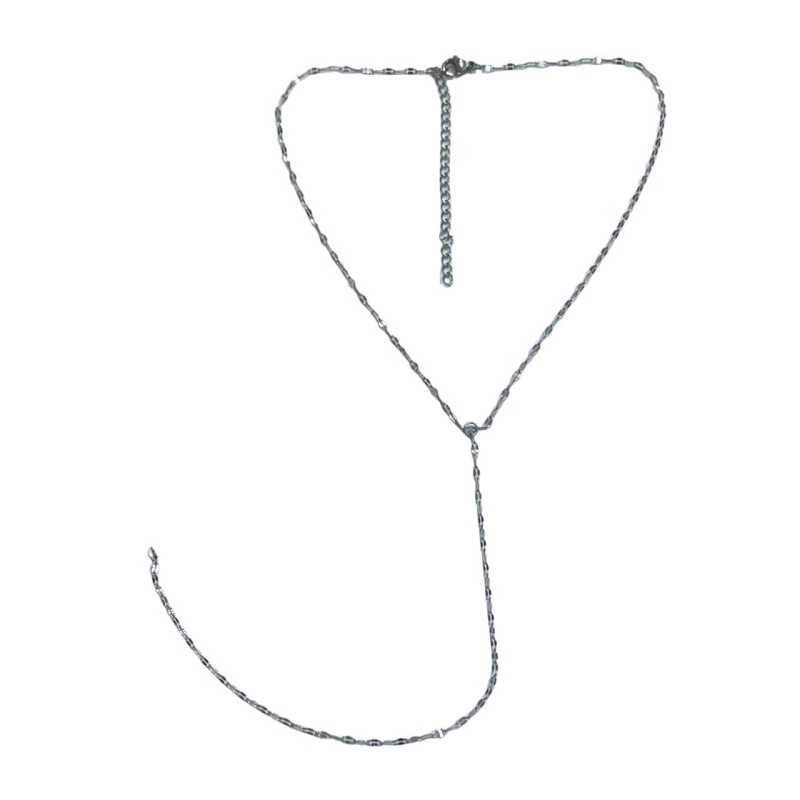 Kostibas 1013-702A1, Κολιέ, Ατσάλι, Αλυσίδα, Ασημί