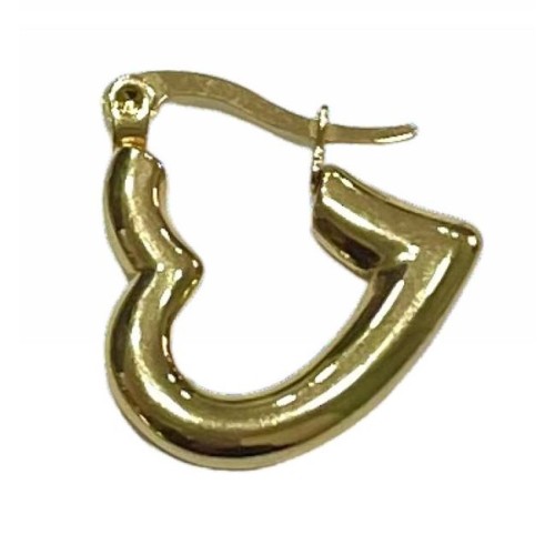 Kostibas 3113-663DX, Σκουλαρίκια κρίκοι, Ατσάλι, Χρυσό