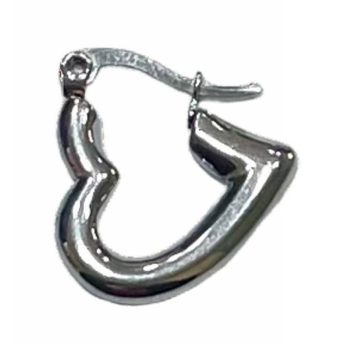 Kostibas 3113-663DA, Σκουλαρίκια κρίκοι, Ατσάλι, Ασημί