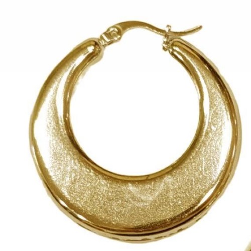 Kostibas 3113-868XG, Σκουλαρίκια κρίκοι, Ατσάλι, Χρυσό