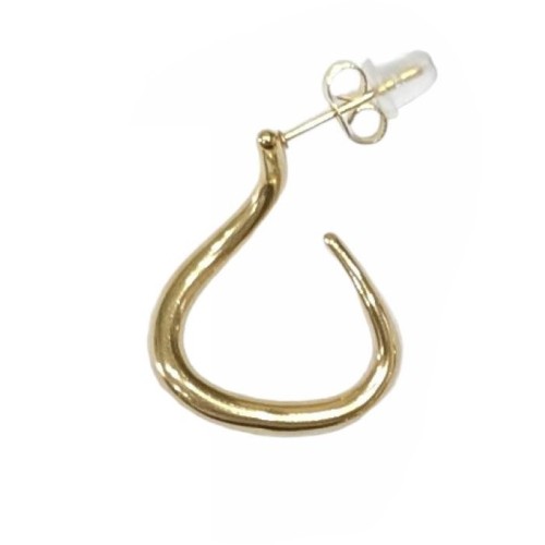 Kostibas 3113-867XE, Σκουλαρίκια κρίκοι, Ατσάλι, Χρυσό