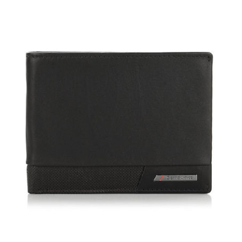 Samsonite 144537-1041 Pro DLX 6, Ανδρικό Πορτοφόλι, Δέρμα, Μαύρο