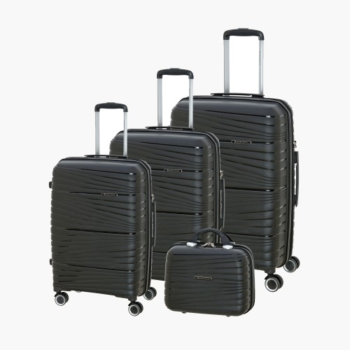 Bartuggi 724-802S, Set 76, 66, 56, 36cm, Σκληρό, Μαύρο