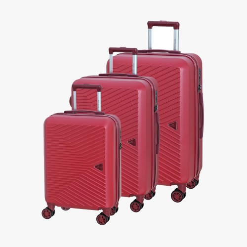 Bartuggi 712-8093S, Set 77, 66, 55cm, Σκληρό, Μπορντώ