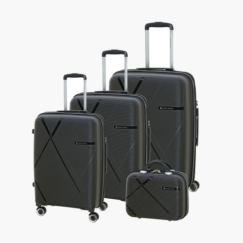 Bartuggi 724-806S, Set 76, 66, 56, 36cm, Σκληρό, Μαύρο