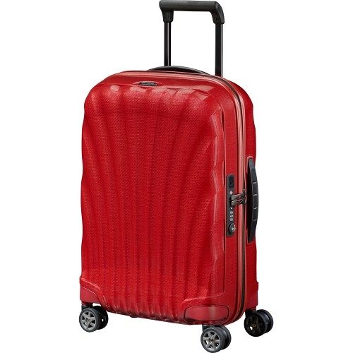 Samsonite 134679-1198 C-Lite Spinner Exp, Σκληρή, Μικρή/Καμπίνας, ATAN, Κόκκινο