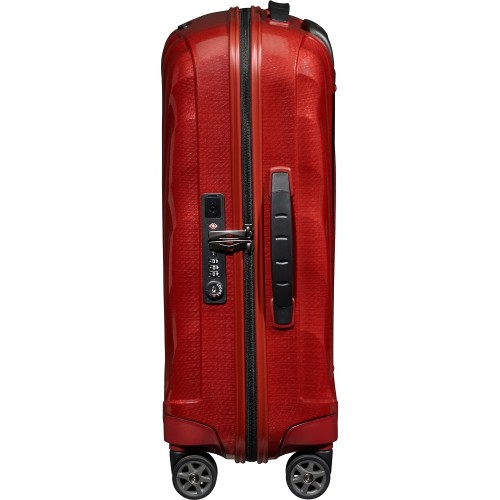 Samsonite 134679-1198 C-Lite Spinner Exp, Σκληρή, Μικρή/Καμπίνας, ATAN, Κόκκινο