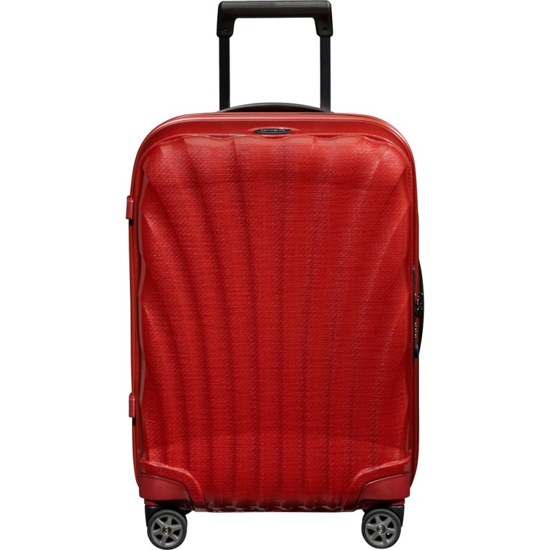 Samsonite 134679-1198 C-Lite Spinner Exp, Σκληρή, Μικρή/Καμπίνας, ATAN, Κόκκινο