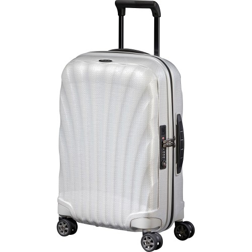 Samsonite 134679-1627 C-Lite Spinner Exp, Σκληρή, Μικρή/Καμπίνας, ATAN, Λευκό