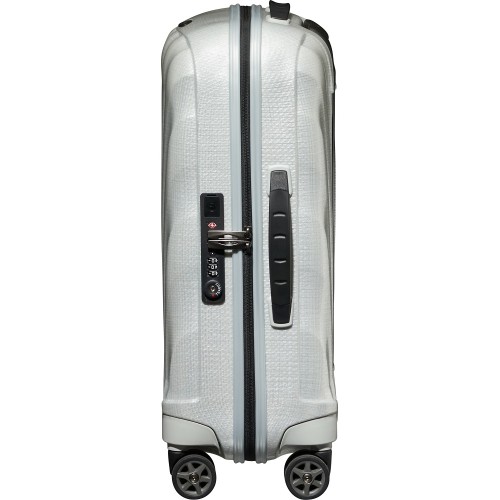Samsonite 134679-1627 C-Lite Spinner Exp, Σκληρή, Μικρή/Καμπίνας, ATAN, Λευκό