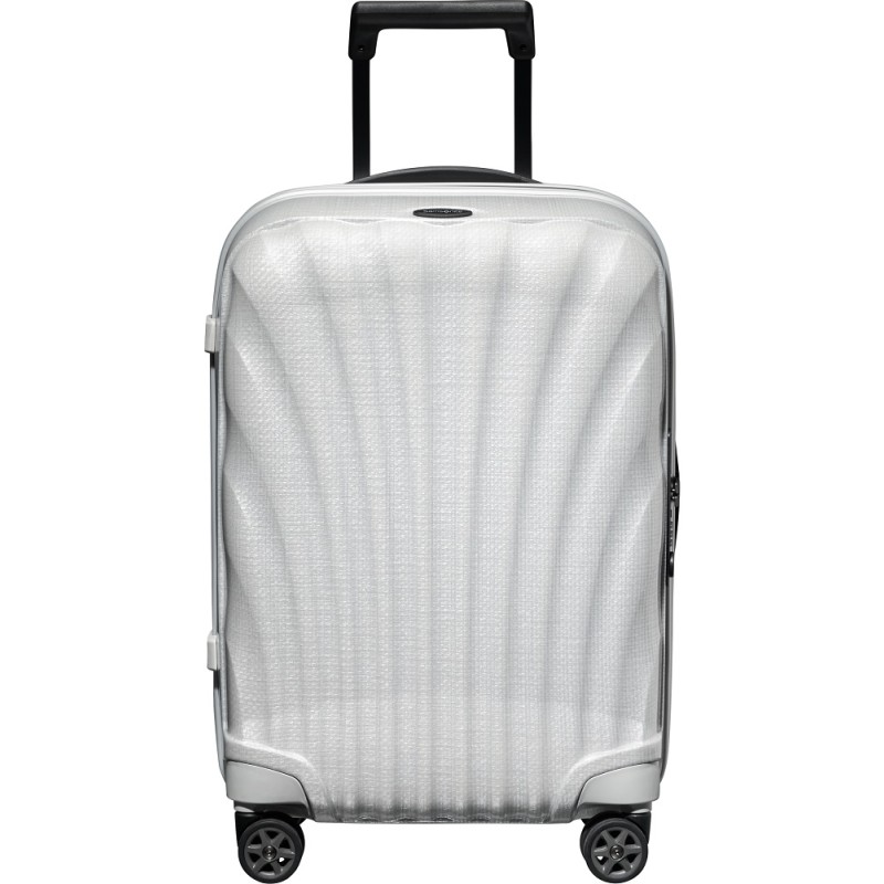 Samsonite 134679-1627 C-Lite Spinner Exp, Σκληρή, Μικρή/Καμπίνας, ATAN, Λευκό