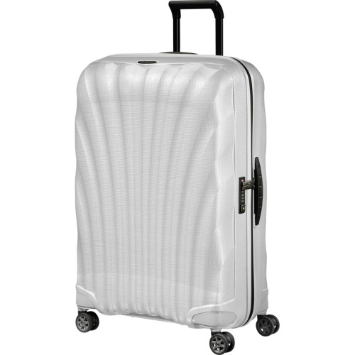 Samsonite 122861-1627 C-Lite Spinner, Σκληρή, Μεγάλη 75cm, Λευκό