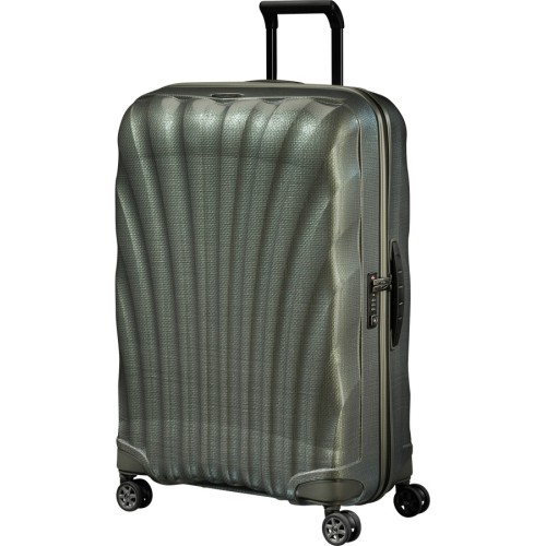 Samsonite 122861-1542 C-Lite Spinner, Σκληρή, Μεγάλη 75cm, Πράσινο μεταλλικό