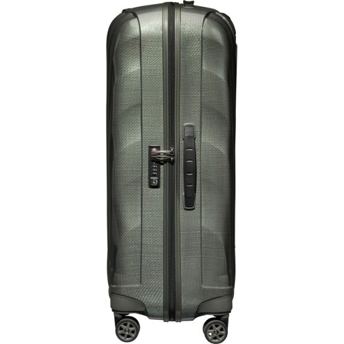 Samsonite 122861-1542 C-Lite Spinner, Σκληρή, Μεγάλη 75cm, Πράσινο μεταλλικό