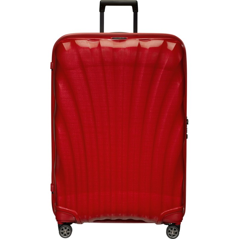 Samsonite 122862-1198 C-Lite Spinner, Σκληρή, Πολύ Μεγάλη XXL, ΑΤΑΝ, Κόκκινο